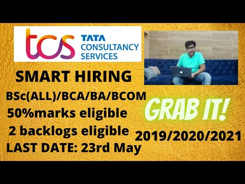 TCS SMART IT HIRING 2021| STEP BY STEP COMPLETE REGISTRATION PROCESS | BCA/BSC FRESHERS ELIGIBLE |