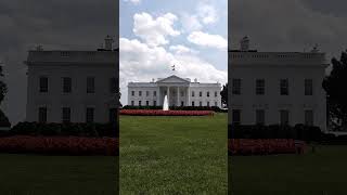 White House View #visitamerica #touramerica #whitehouse #history #travels  #shorts