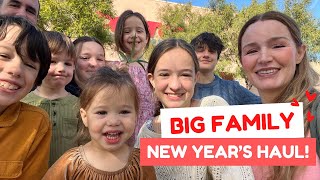 Family of 12 - New Year's Grocery Haul! Costco & Trader Joe's