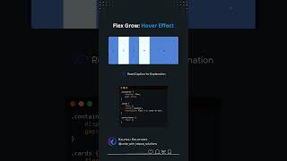 🔍 Flex Grow Hover Effect with CSS | Smooth Expansion Animation Tutorial #webdevelopment