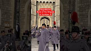 CHANGING THE GUARD with Band of the Brigade of Gurkhas at Windsor Castle, Tuesday 29th October 2024.