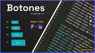 🚀 De Figma a Código: Botones 100% Responsive (XS, S, MD, LG) con HTML y (Variables) CSS