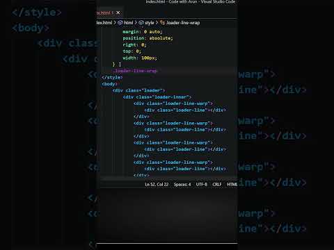 How to Build a Professional Loader Animation with HTML and CSS #html5 #frontend #css3 #animation