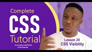 CSS Tutorial (2020) - 24 CSS Visibility