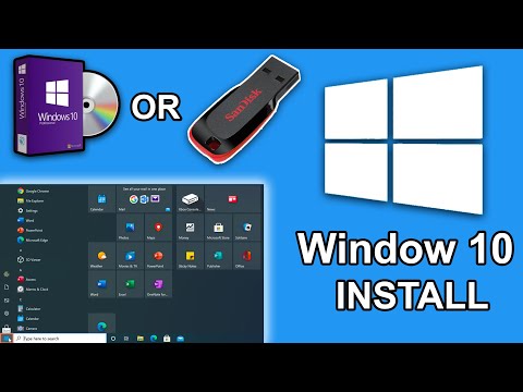 Window 10 karne ka tarika | Window 10 Installation Step By Step pendrive | windows 10 install usb