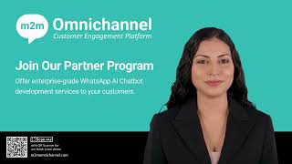 Partner with M2M Omnichannel for WhatsApp AI Chatbot development  services