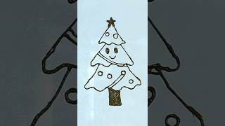 Cute Christmas Tree Mehndi🎄#shorts #cutemehndi #easymehndi #kidsmehndi #subscribeformore