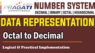 Data Representation - Number Conversion System  | Octal to Decimal