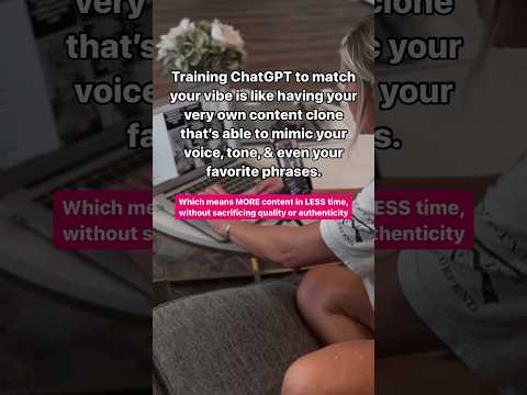 How to train ChatGPT to sound just like you. See the comments to stop creating  robotic Ai content