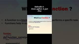Python Function Syntax↑↑Click