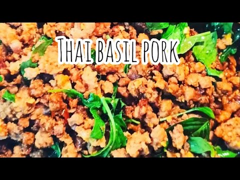 Thai Basil Pork Recipe aka Pad Kra Pao
