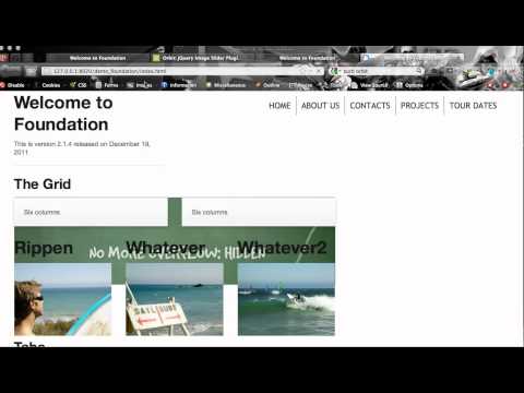 Zurb Foundations basics part 3