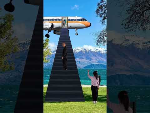 Special effects #funnyshorts #automobile #aviation #effectsj #jetlanding #airport #funny