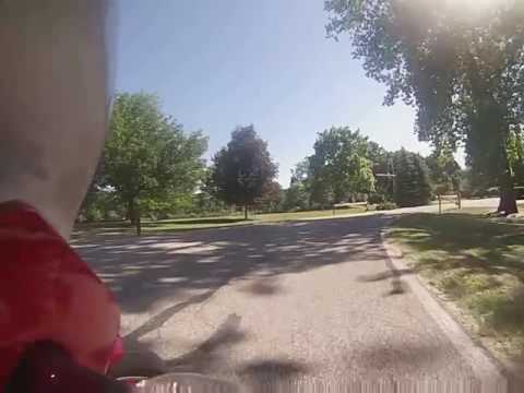 Gopro Hero3 Attached to my Honda CBR250R