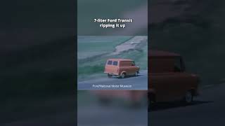 This is a 7-liter Ford Transit on stock suspension and tires?