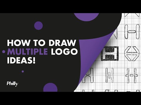 How To Draw A Logo And Generate MULTIPLE Logo Ideas!