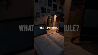 8+8+8 Rule #shorts #motivation #study