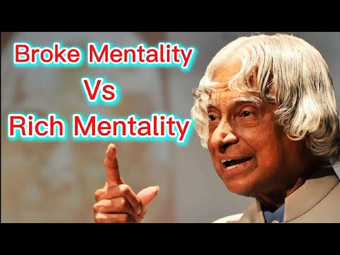 Broke Mentality Vs Rich Mentality Explained by Abdul Kalam #bksenglishstories #motivation