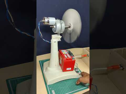 How to make Reachargeable dc Motor Fan 😱 #shorts #viral