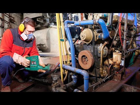 The next Project: The huge ENGINE ROOM of our traditional TALL SHIP.