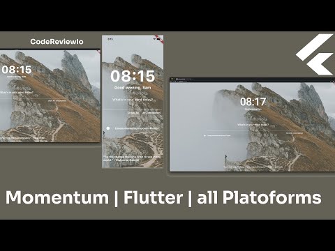 Build Momentum App | Flutter | All Platforms