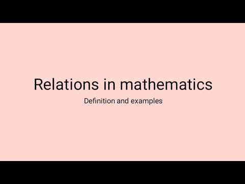 Relation in Mathematics | Examples with Domain and Range Explained