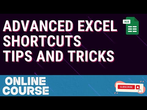 Advanced Excel Course l Shortcuts, Tips & Tricks for Job Success l Advance Learning College l 2025
