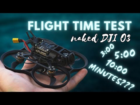 FLIGHT TIME TEST Pavo20 Pro with Naked DJI O3 Air Unit #fpv