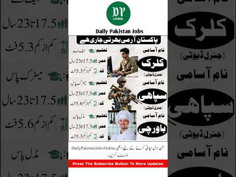 Pakistan Army Jobs 2025 | Sipahi Clerk Cook Sweeper Naib Khateeb Recruitment