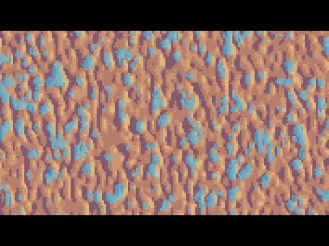 Pixel art rain puddles