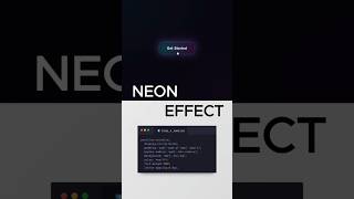 Neon Effect in Html css js | #shortsfeed #foryou #trending #neon #webdevelopment #htmlcssjs #ai