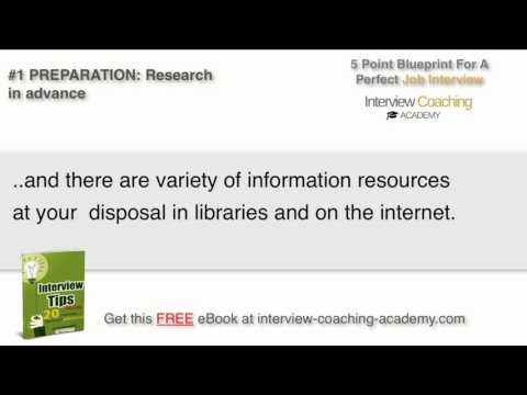 Interview questions and answers - How To Prepare For An Interview #1 prepare