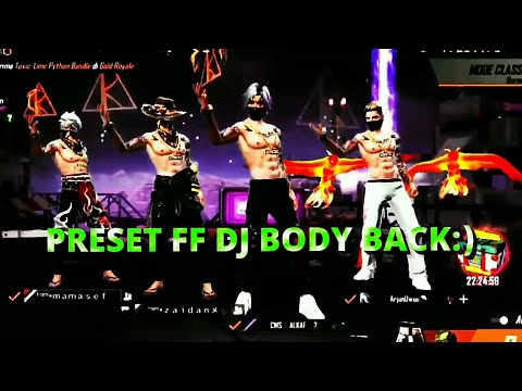 PRESET ALIGHT MOTION FF || MALU DAH GEDE🐓 || DJ BODY BACK🎶🎧