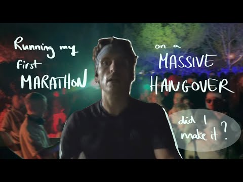 Running a MARATHON on a... MASSIVE HANGOVER