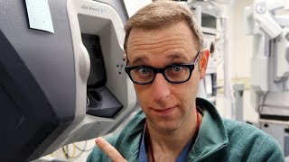 Using the robot surgery simulator!