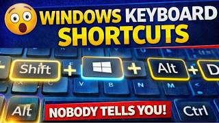 Windows Keyboard Shortcuts Nobody Tells You! 🤯