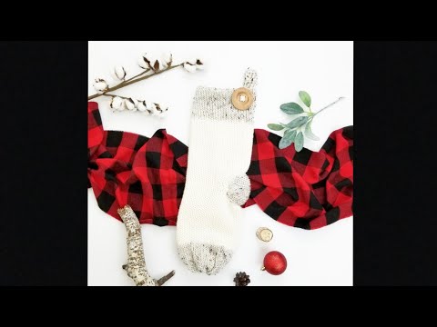 Knitting Machine Stocking Tutorial