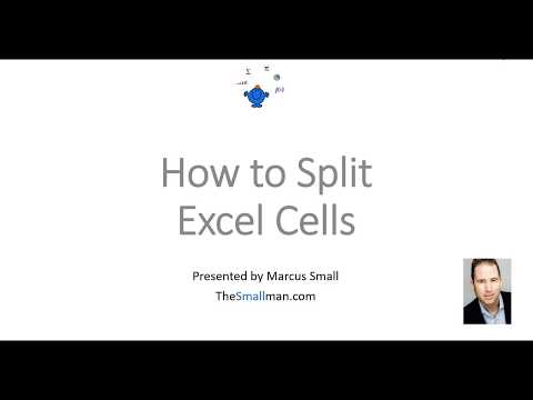 Split Excel Cells