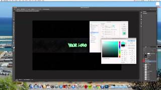 How to create a channel art on photoshop (easy)