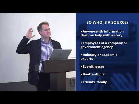 Identifying Who Might Make A Good Source