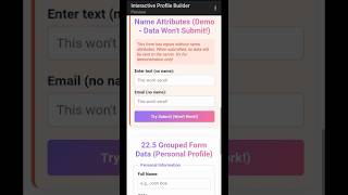 HTML Forms full explain #webdesign #programming #htmlcss #codingwithakhlaq #fyp #shortvideo