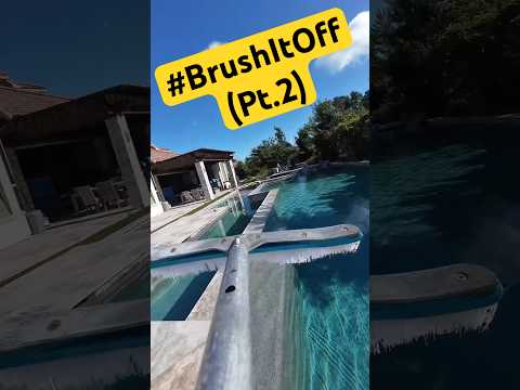 POV: Just a brush and inner peace 🧘‍♂️✨#PoolCleaning #PoolGuyPOV #SatisfyingClean #WorkVibes #pool