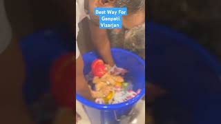 #shorts Best Eco-friendly way for Ganapti Visarjan #nopollution