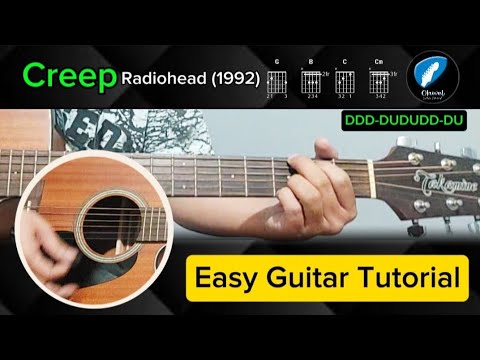 Creep - Radiohead (1992) | Easy Guitar Tutorial with Chords and Lyrics