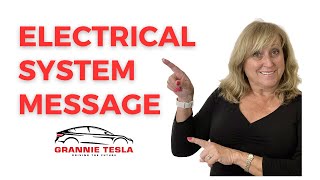 Dead Tesla (Electrical System Backup Power is Unavailable)