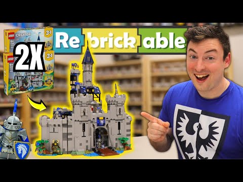 Combining 2 Lego Horse Knight Castles Into 1 BIGGER Rebrickable Castle!
