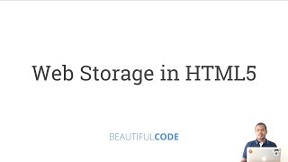 Web Storage in HTML5 by Vamsee