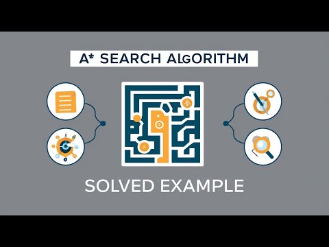 A* algorithm in AI (artificial intelligence) in URDU / HINDI | A* algorithm solved example