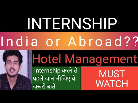 INTERNSHIP || FROM INDIA OR ABROAD?? || SYED KAZIM