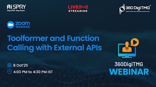 Toolformer and Function Calling with External APIs | 360DigiTMG